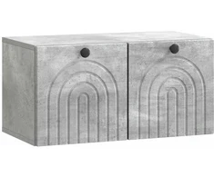 TV staliukas Sieninė TV spintelė Betono pilka 59,5 x 31 x 30 cm