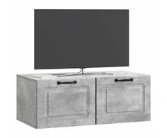 TV staliukas Sieninė TV spintelė Betono pilka 78,5 x 41 x 30 cm