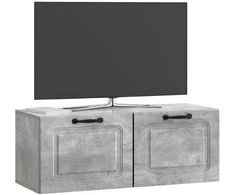 TV staliukas Sieninė TV spintelė Betono pilka 78,5 x 31 x 30 cm