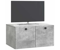 TV staliukas Sieninė TV spintelė Betono pilka 59,5 x 41 x 30 cm