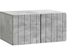 TV staliukas Sieninė TV spintelė Betono pilka 59,5 x 41 x 30 cm