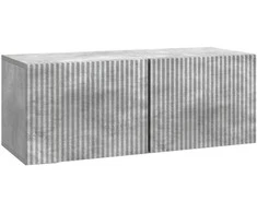 TV staliukas Sieninė TV spintelė Betono pilka 78,5 x 31 x 30 cm