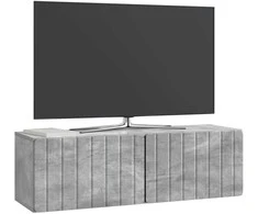 TV staliukas Sieninė TV spintelė Betono pilka 98 x 31 x 30 cm