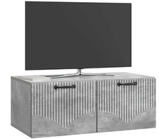 TV staliukas Sieninė TV spintelė Betono pilka 78,5 x 41 x 30 cm