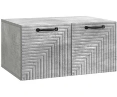 TV staliukas Sieninė TV spintelė Betono pilka 59,5 x 41 x 30 cm