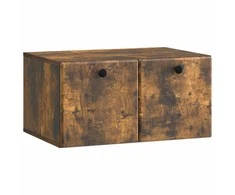 TV staliukas Sieninė TV spintelė 59,5 x 41 x 30 cm Dūminio ąžuolo