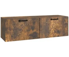 TV staliukas Sieninė TV spintelė Dūminio ąžuolo 98 x 31 x 30 cm