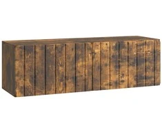 TV staliukas Sieninė TV spintelė Dūminio ąžuolo 98 x 31 x 30 cm