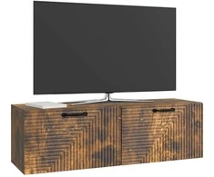 TV staliukas Sieninė TV spintelė Dūminio ąžuolo 98 x 31 x 30 cm