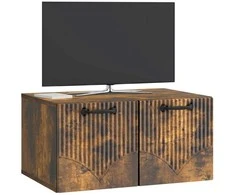 TV staliukas Sieninė TV spintelė Dūminio ąžuolo 59,5 x 41 x 30 cm