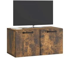 TV staliukas Sieninė TV spintelė Dūminio ąžuolo 59,5 x 31 x 30 cm