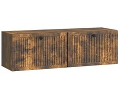 TV staliukas Sieninė TV spintelė Dūminio ąžuolo 98 x 31 x 30 cm