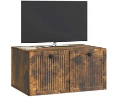 TV staliukas Sieninė TV spintelė Dūminio ąžuolo 59,5 x 41 x 30 cm