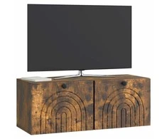 TV staliukas Sieninė TV spintelė Dūminio ąžuolo 78,5 x 31 x 30 cm