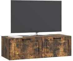 TV staliukas Sieninė TV spintelė Dūminio ąžuolo 98 x 41 x 30 cm