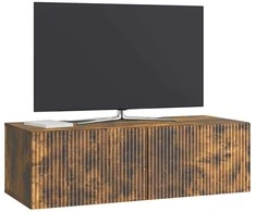 TV staliukas Sieninė TV spintelė Dūminio ąžuolo 98 x 41 x 30 cm