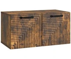 TV staliukas Sieninė TV spintelė Dūminio ąžuolo 59,5 x 31 x 30 cm