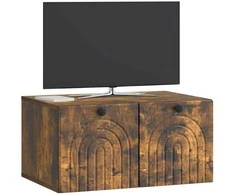 TV staliukas Sieninė TV spintelė Dūminio ąžuolo 59,5 x 41 x 30 cm