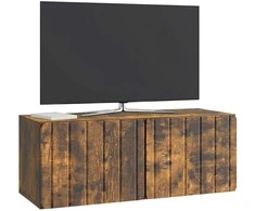 TV staliukas Sieninė TV spintelė Dūminio ąžuolo 78,5 x 31 x 30 cm