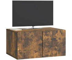 TV staliukas Sieninė TV spintelė Dūminio ąžuolo 59,5 x 41 x 30 cm