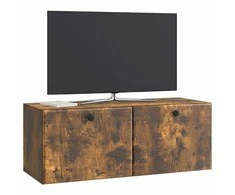 TV staliukas Sieninė TV spintelė 78,5 x 31 x 30 cm Dūminio ąžuolo