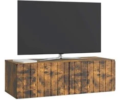 TV staliukas Sieninė TV spintelė Dūminio ąžuolo 98 x 41 x 30 cm