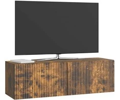 TV staliukas Sieninė TV spintelė Dūminio ąžuolo 98 x 31 x 30 cm