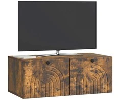 TV staliukas Sieninė TV spintelė Dūminio ąžuolo 78,5 x 41 x 30 cm