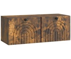 TV staliukas Sieninė TV spintelė Dūminio ąžuolo 78,5 x 31 x 30 cm