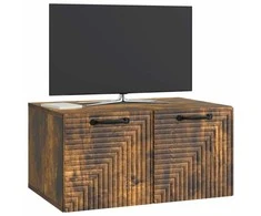 TV staliukas Sieninė TV spintelė Dūminio ąžuolo 59,5 x 41 x 30 cm
