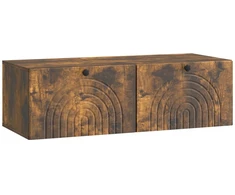 TV staliukas Sieninė TV spintelė Dūminio ąžuolo 99 x 41 x 30 cm