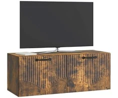 TV staliukas Sieninė TV spintelė Dūminio ąžuolo 78,5 x 31 x 30 cm