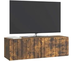 TV staliukas Sieninė TV spintelė Dūminio ąžuolo 98 x 31 x 30 cm