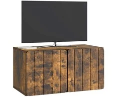 TV staliukas Sieninė TV spintelė Dūminio ąžuolo 59,5 x 31 x 30 cm