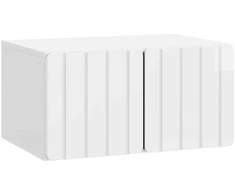 TV staliukas Sieninė TV spintelė Itin blizgi balta 59,5 x 41 x 30 cm
