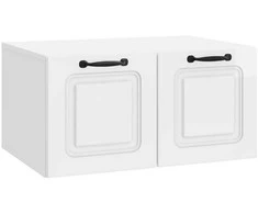TV staliukas Sieninė TV spintelė Itin blizgi balta 59,5 x 41 x 30 cm