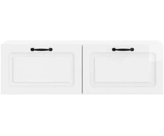 TV staliukas Sieninė TV spintelė Itin blizgi balta 98 x 31 x 30 cm