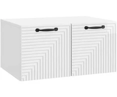TV staliukas Sieninė TV spintelė Itin blizgi balta 59,5 x 41 x 30 cm