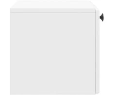 TV staliukas Sieninė TV spintelė 59,5 x 31 x 30 cm Itin blizgi balta
