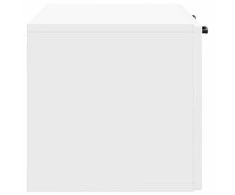 TV staliukas Sieninė TV spintelė Itin blizgi balta 78,5 x 31 x 30 cm