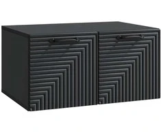 TV staliukas Sieninė TV spintelė Juoda 59,5 x 41 x 30 cm Apdirbta mediena