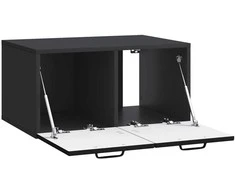 TV staliukas Sieninė TV spintelė Juoda 59,5 x 41 x 30 cm Apdirbta mediena