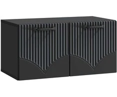 TV staliukas Sieninė TV spintelė Juoda 59,5 x 31 x 30 cm Apdirbta mediena