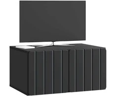 TV staliukas Sieninė TV spintelė Juoda 59,5 x 41 x 30 cm Apdirbta mediena