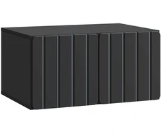TV staliukas Sieninė TV spintelė Juoda 59,5 x 41 x 30 cm Apdirbta mediena