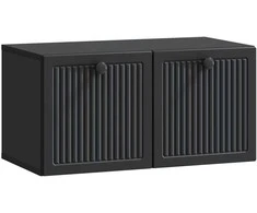 TV staliukas Sieninė TV spintelė Juoda 59,5 x 31 x 30 cm Apdirbta mediena