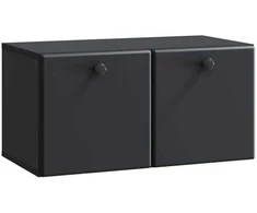 TV staliukas Sieninė TV spintelė 59,5 x 31 x 30 cm Juoda Apdirbta mediena
