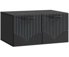TV staliukas Sieninė TV spintelė Juoda 59,5 x 41 x 30 cm Apdirbta mediena