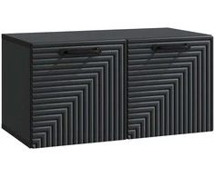 TV staliukas Sieninė TV spintelė Juoda 59,5 x 31 x 30 cm Apdirbta mediena