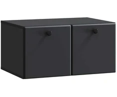 TV staliukas Sieninė TV spintelė 59,5 x 41 x 30 cm Juoda Apdirbta mediena